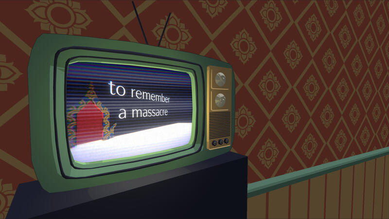 To Remember a Massacre title screen